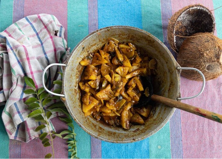 One-pot curry d'ananas