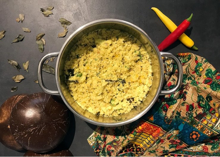 Curry de chou-fleur (thoran)