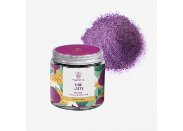 Ube Latte – Pulver aus violetter Yamswurzel