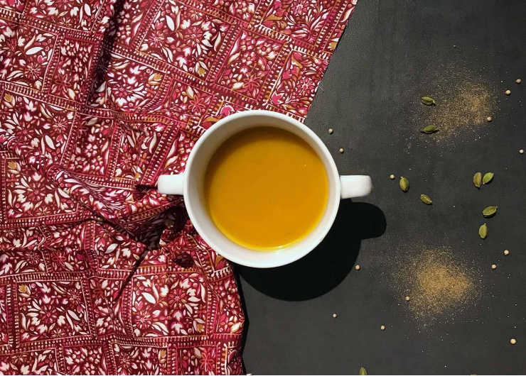 Soupe à la courge épicée