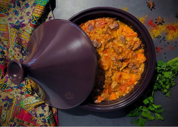 Tajine de boeuf aux abricots