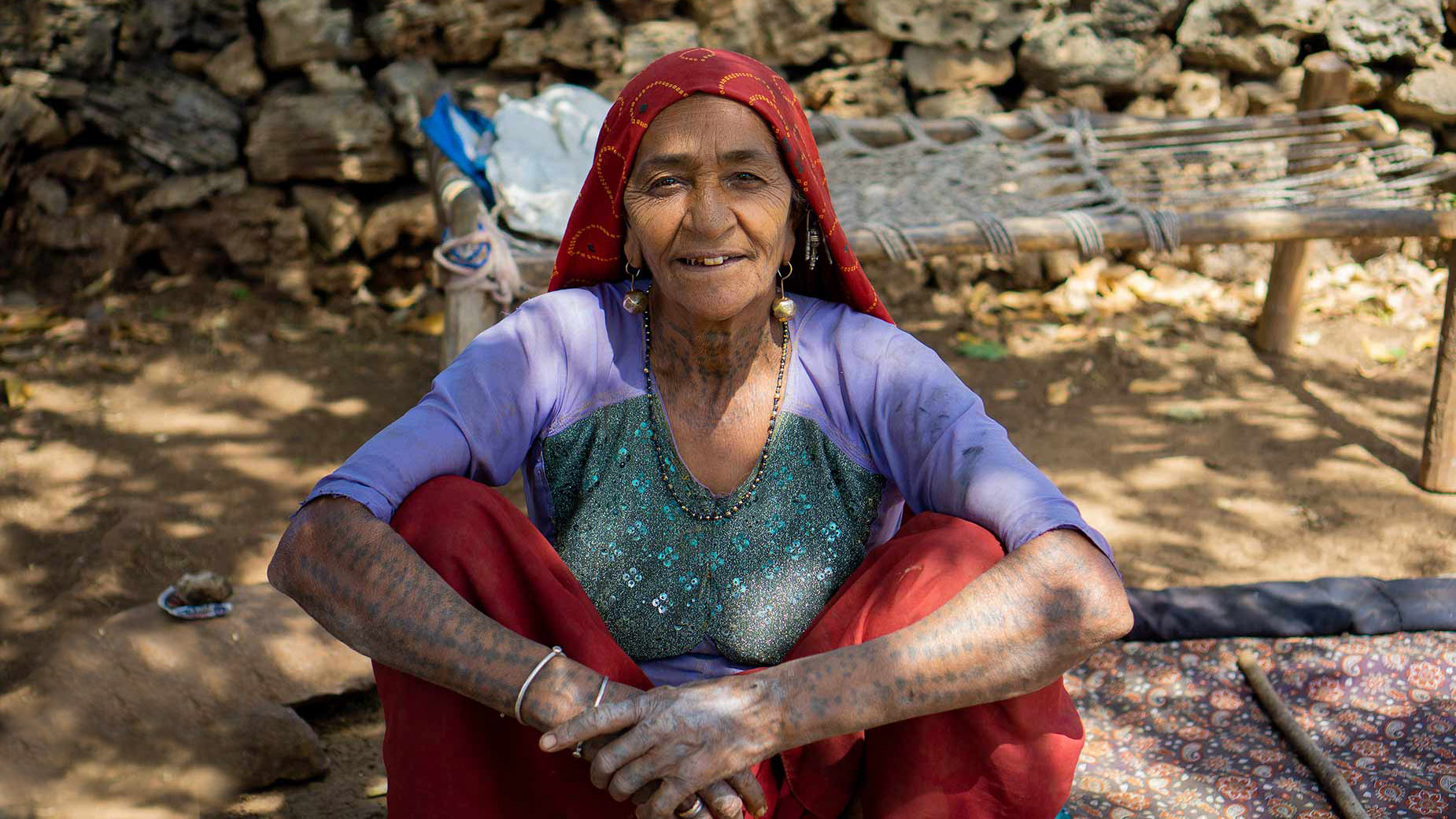 Gir sheperd woman portrait